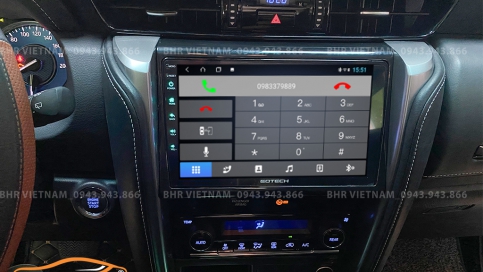 Màn hình DVD Android xe Toyota Fortuner 2017 - nay | Gotech GT8 Max